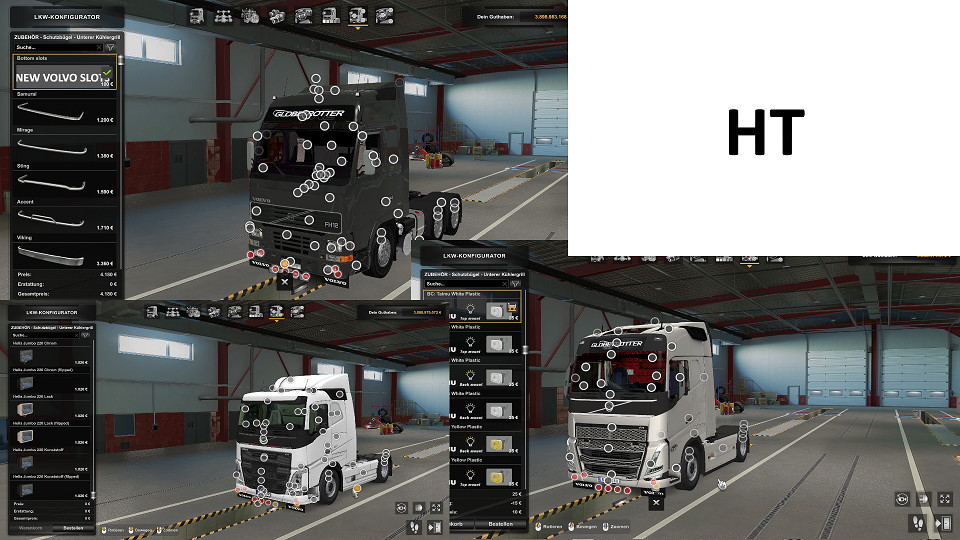 Volvo SLOTS FOR FH1 , FH16 , FH20